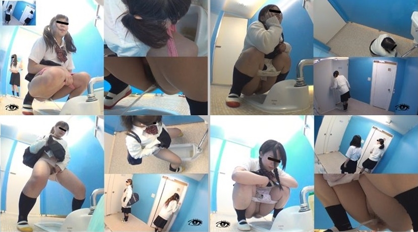 Schoolgirlfriends friendly peeing at staff's toilet and caught on multiview hidden cam 2018 (JD-03) [FullHD/1920x1080]