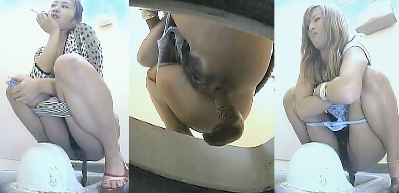 Skinny Japanese girls peeing and pooping on toilet (Uncensored) 2018 (BFTD-14) [SD/840x630]