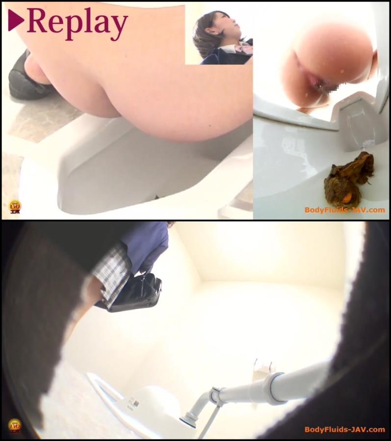 Girl student does pooping and diarrhea in toilet 2018 (BFEE-40) [FullHD/1920x1080]